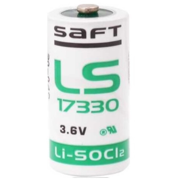Saft LS17330 / 2/3A battery (3.6V, 2100mAh, Li-SOCl2) 17330 2/3A ER17335 LS17330 ASA02199 - 1