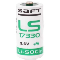 Saft LS17330 / 2/3A battery (3.6V, 2100mAh, Li-SOCl2) 17330 2/3A ER17335 LS17330 ASA02199