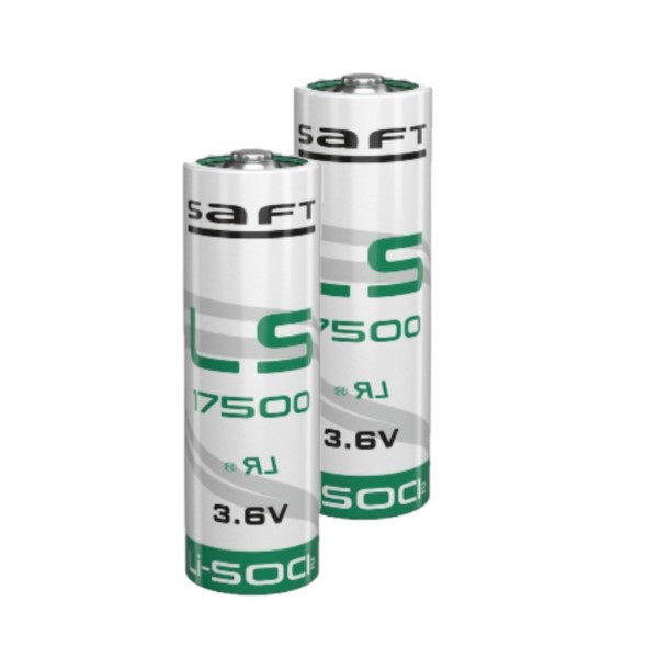 Saft LS17500 / A battery (3.6V, 3600 mAh, Li-SOCl2) (2-pack)  ASA02325 - 1