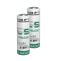 Saft LS17500 / A battery (3.6V, 3600 mAh, Li-SOCl2) (2-pack)  ASA02325