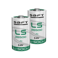 Saft LS26500 / C battery (3.6V, 7700 mAh, Li-SOCl2) | 2-pack ASA02347