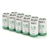 Saft LS33600 / D battery (3.6V, 17000 mAh, Li-SOCl2) | 10-pack ASA02214