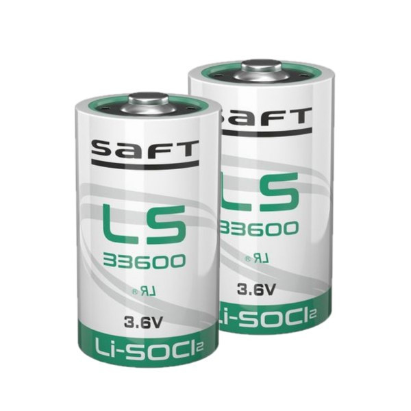 Saft LS33600 / D battery (3.6V, 17000 mAh, Li-SOCl2) (2-pack)  ASA02344 - 1