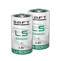 Saft LS33600 / D battery (3.6V, 17000 mAh, Li-SOCl2) (2-pack)  ASA02344