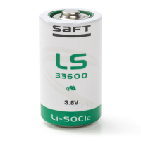 Saft LS33600 / D battery (3.6V, 17000mAh, Li-SOCl2) 33600 ER20 ER32L615 ER34615 LS-33600-CN ASA01781
