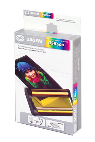 Sagem DSR 400 colour cart + 40 sheets 10cm x 15cm (original) DSR-400 031910 - 1