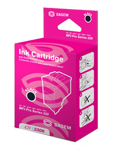 Sagem ICR 330K black ink cartridge (original Sagem) 031920 - 1