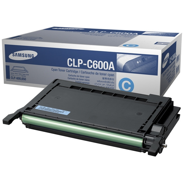 Samsung CLP-C600A cyan toner (original Samsung) 033505 - 1