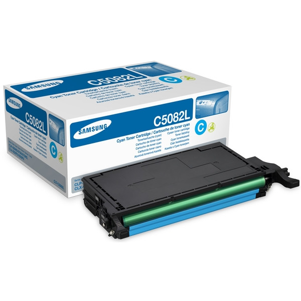 Samsung CLT-C5082L (SU055A) high-capacity cyan toner (original) 033684 - 1