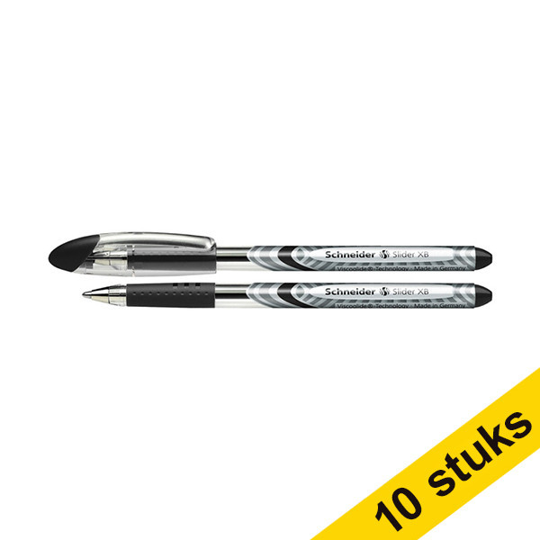 Ballpoint pen | black | Schneider Slider Basic XB | 10-pack 217057 - 1