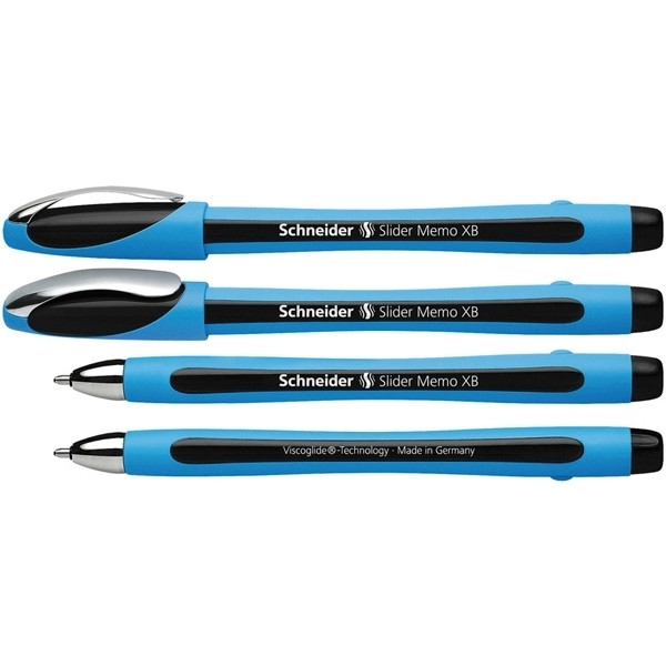 Ballpoint pen | black | Schneider Slider Memo XB | 10-pack 239957 - 1