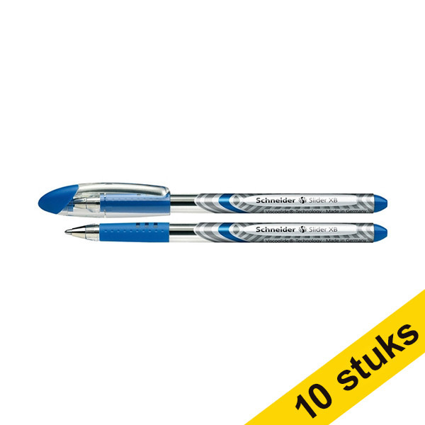 Ballpoint pen | blue | Schneider Slider Basic XB | 10-pack 217061 - 1