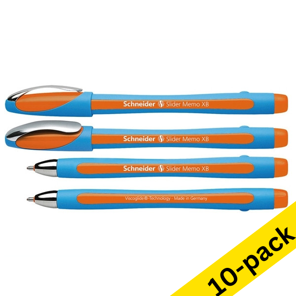 Ballpoint pen | orange | Schneider Slider Memo XB | 10-pack 239970 - 1