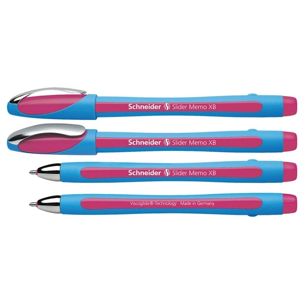 Ballpoint pen | pink | Schneider Slider Memo XB 217130 - 1