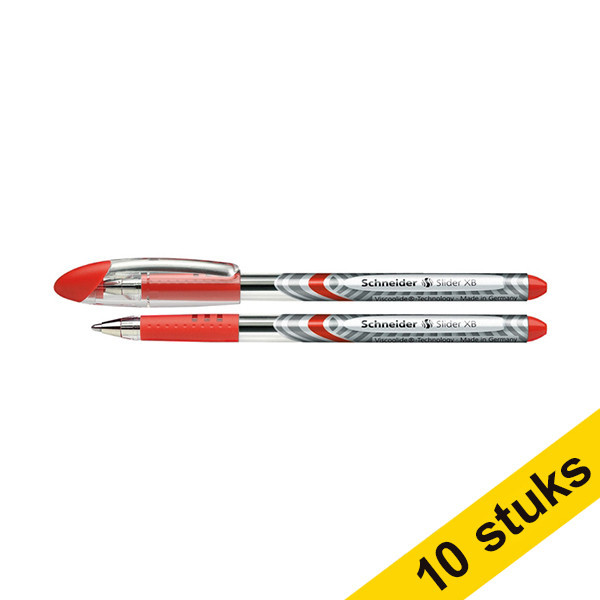 Ballpoint pen | red | Schneider Slider Basic XB | 10-pack 217059 - 1