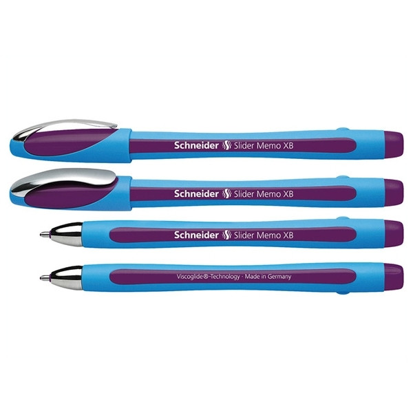 Ballpoint pen | violet | Schneider Slider Memo XB 217129 - 1