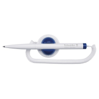 Desk pen | white (blue ink) | Schneider Klick-fix | 3-pack 239998