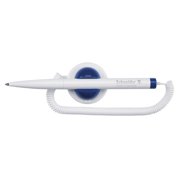 Desk pen | white (blue ink) | Schneider Klick-fix 217228 - 1