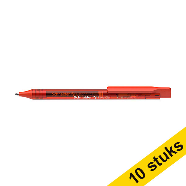 Schneider Fave red gel pen (10-pack) 217274 - 1