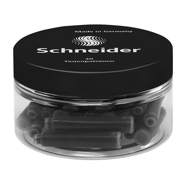 Fountain pen refill | black | Schneider | 30-pack 217225 - 1