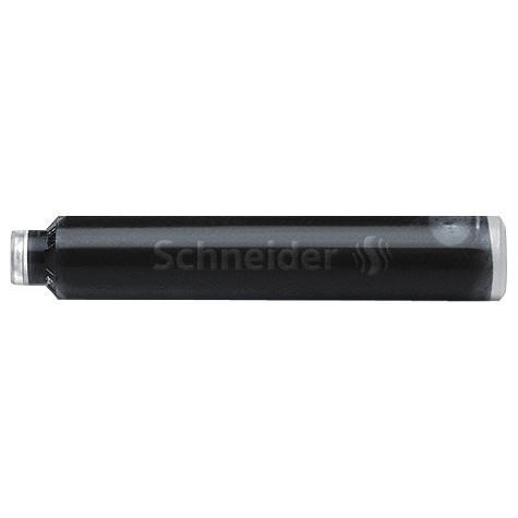 Fountain pen refill | black | Schneider | 6-pack 217104 - 1