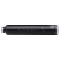 Fountain pen refill | black | Schneider | 6-pack 217104
