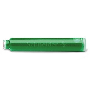 Fountain pen refill | green | Schneider | 6-pack 217142 - 1