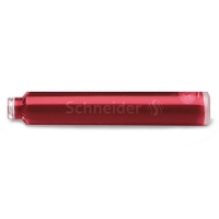 Fountain pen refill | red | Schneider |6-pack 217140