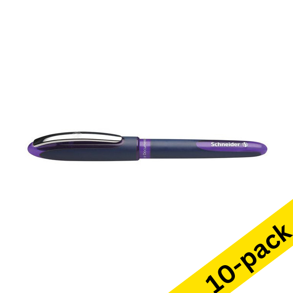 Schneider Rollerball One Business violet rollerball pen (10-pack)  239997 - 1