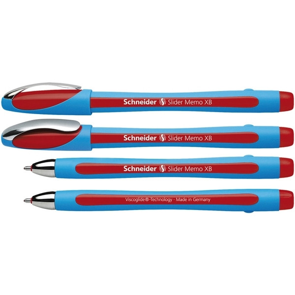 Schneider Slider Memo XB red ballpoint pen S-150202 217074 - 1
