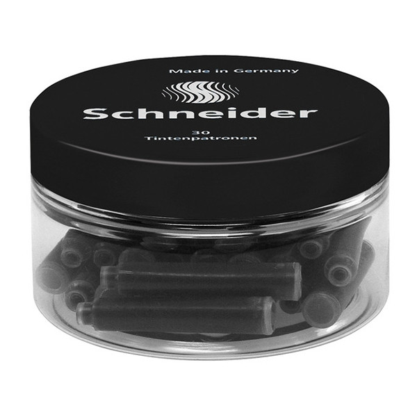 Schneider black ink fountain pen refill (30-pack) S-6701 217225 - 1