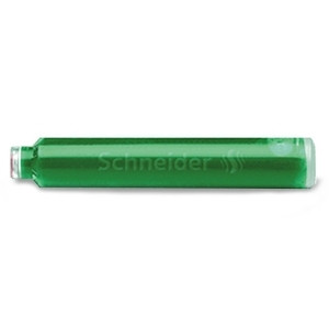 Schneider green ink cartridges (6-pack) S-6604 217142 - 1