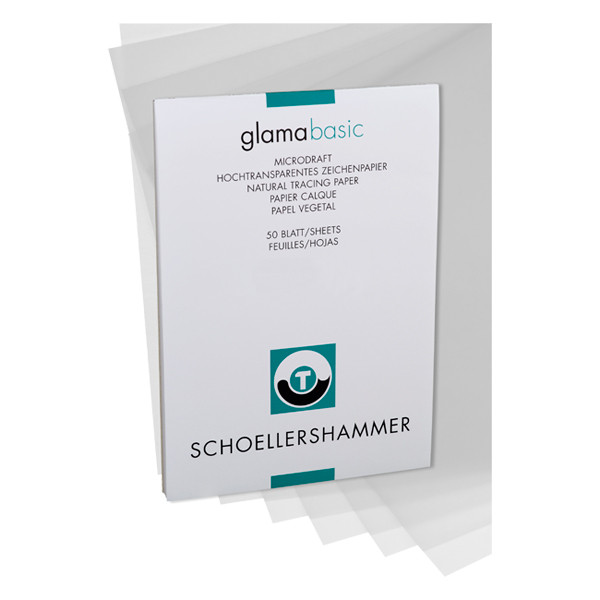Schoellershammer transparent A3 design block, 80 grams (50 sheets) S870433 226953 - 1