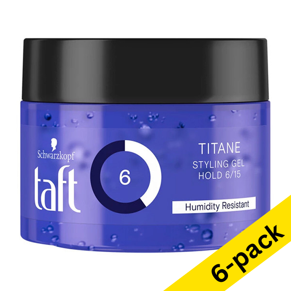 Schwarzkopf Taft Titane power gel, 250ml (6-pack)  SSC00164 - 1