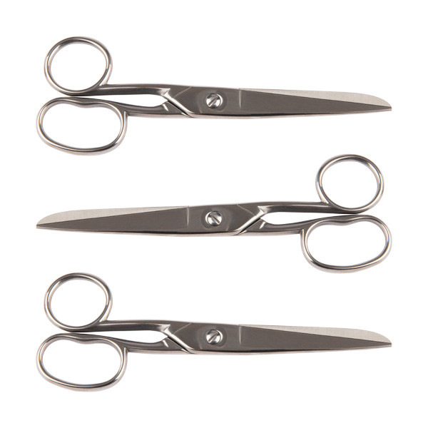 Scissors (180mm) | 123ink Stainless Steel | 3-pack 301237 - 1