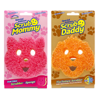 Scrub Daddy & Scrub Mommy sponge | Special Edition Cat & Dog | 2-pack