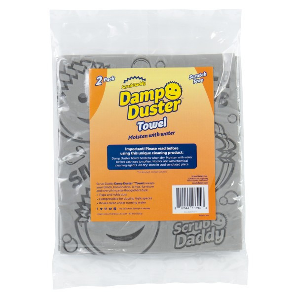Scrub Daddy | Damp duster towel | grey | 2-pack SSC01063 - 1