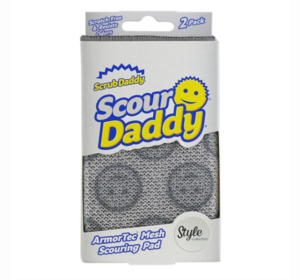 Scrub Daddy | Scour Daddy stainless steel sponges (2-pack) SDSCST SSC00250 - 1