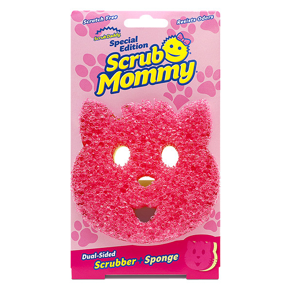 Scrub Daddy | Scrub Mommy pink cat sponge | Cat Edition SMCAT SSC01034 - 1