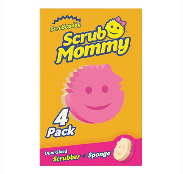 Scrub Daddy | Scrub Mommy pink sponges (4-pack)  SSC01004 - 1