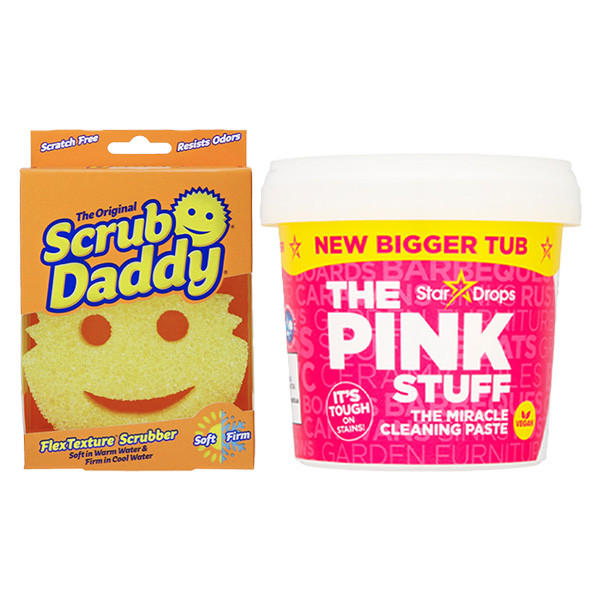 Scrub Daddy Original Scrub Daddy sponge + The Pink Stuff Paste (850g)  SPI00042 - 1