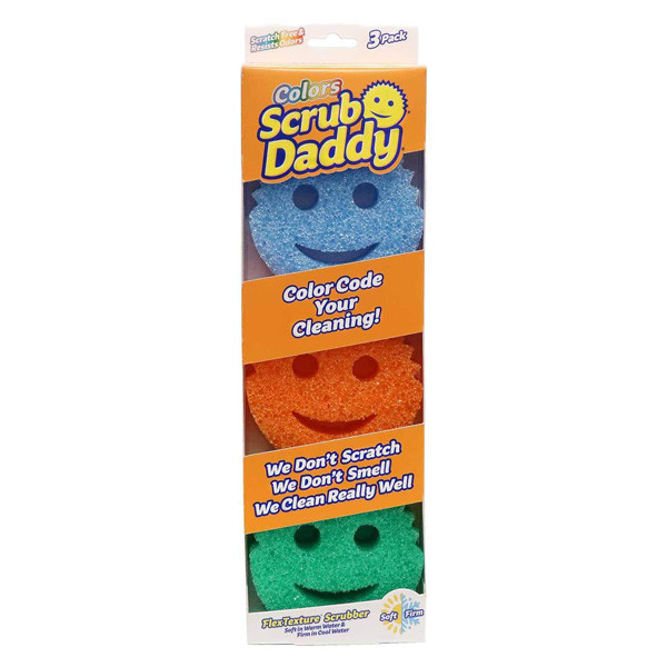 Scrub Daddy coloured sponges (3-pack)  SSC00211 - 1
