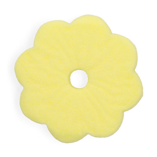 Scrub sponge | yellow | 123ink | Ø 100mm x 40mm SDR07386 - 1