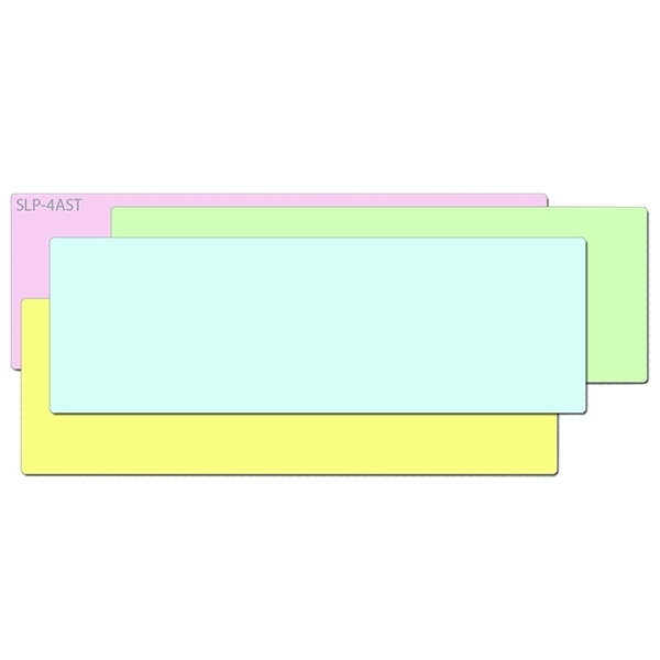 Seiko SLP 4AST address labels multipack (blue / green / pink / yellow) 42100613 149028 - 1