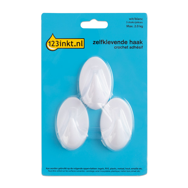 Self-adhesive hook (2kg) | 123ink | 3-pack 301003 - 1