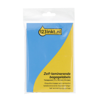 Self-laminating luggage tags 71 x 115mm | 123ink | 10-pack 302920