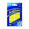 Sellotape 1445286 sticky fixers removable pads, 20mm x 40mm (10-pack) 1445286 236512