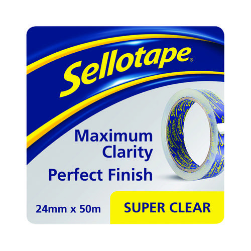 Sellotape 1569087 super clear tape, 24mm x 50m (6-pack) 1569087 236510 - 1