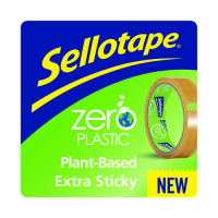 Sellotape 2779466 Zero Plastic clear tape, 24mm x 30m (3-pack) 2779466 236511