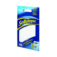 Sellotape permanent sticky fixers, 12mm x 25mm (140-pack) 1445422 236514